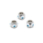 Stainless Steel Round Metal Beads 8mm Multicolor Evil Eye 10pcs 14