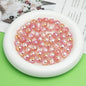 Iridescent Foil Filled Resin Beads 8-16mm Glossy Multicolor 40pcs 9