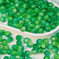 Crackle Round Glass Beads 10mm Bright Multicolor 50pcs 19