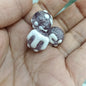 Hand Painted Round Acrylic Beads 16mm Crackle Texture 100pcs 7