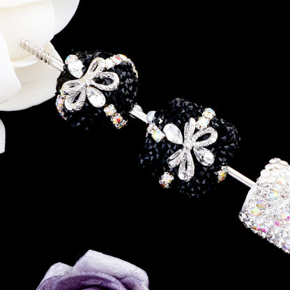 Square Rhinestone Beads 18mm 19mm Imitation Granulated Sugar Gift Box 2pcs 12