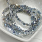 Seed Diamond Glass Beads 4mm Transparent Pastel Colors 10Strands 19