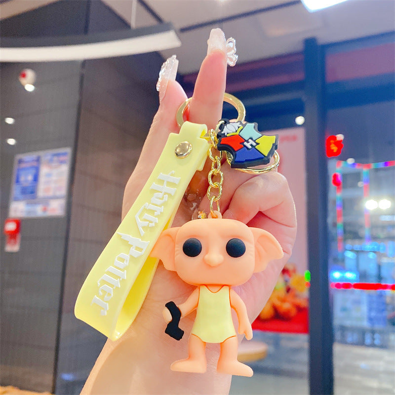 Plastic Halloween Themed Chibi Character Keychain Magical Series 9