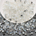 Czech Electroplated Faceted Glass Beads 8mm Soft Shimmer 100pcs