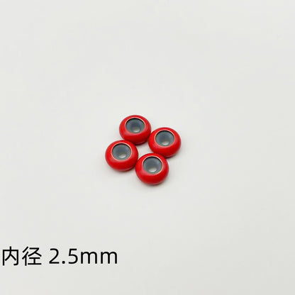 Brass Spacer Beads 10mm Colorful Enamel Large Hole 20pcs 12
