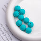Rubberized Round Acrylic Beads 16mm Solid Color 20pcs 10