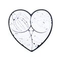 Silicone Focal Beads Gothic Wind Heart With Hurt Comfort Charm 20pcs 6
