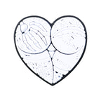 Silicone Focal Beads Gothic Wind Heart With Hurt Comfort Charm 20pcs 6