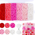 Heishi Clay Beads 6mm Multicolor Smooth Matte Polymer 1box