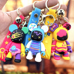 PVC Graffiti Bear Keychain Trendy Street Art Design 4