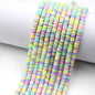 Flat Clay Beads 6mm Colorful Polymer Spacer Disc 10strands 24