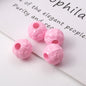 Colored Yarn Ball Acrylic Beads 12mm Large Hole 100pcs 10
