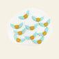 Silicone Focal Beads Winged Bear Pastel Colors Golden Bear Motif 1 Piece 11