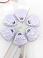 UV Plating Handbag Acrylic Beads 23x22x7mm Pastel Glossy 50pcs 9