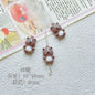 3D Loopy Metal Beads 16mm Baking Painted Glossy 10pcs 8