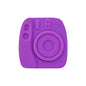 Silicone Focal Beads Camera Solid Color Embossed 20pcs 8