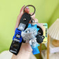 Heavy Metal Dinosaur Keychain PVC Robotic Futuristic Design 8