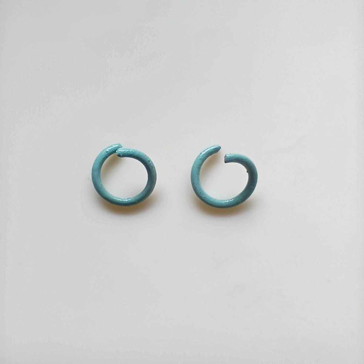 Metal Painted Jump Rings 10mm Baking Finish Colorful 500pcs 10