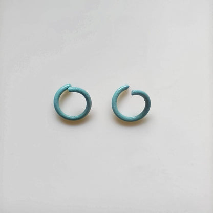 Metal Painted Jump Rings 10mm Baking Finish Colorful 500pcs 10