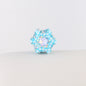 Polymer Clay Hexagonal Star Rhinestone Beads 23mm Full Rhinestone 6pcs 13