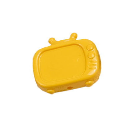Painted TV Acrylic Beads 29mm Glossy Baked Finish 10pcs 12