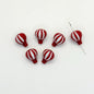 Hot Air Balloon Metal Beads 12mm Painted Alloy 10pcs 16