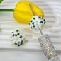 Flower Cluster Clay Beads 20mm Fresh Camellia Polymer 10pcs 7