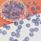 Sunflower Glass Beads 14mm Translucent Mixed Colors 25pcs 8
