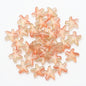Electroplated Starfish Glass Beads 13-14mm Transparent 30pcs 23