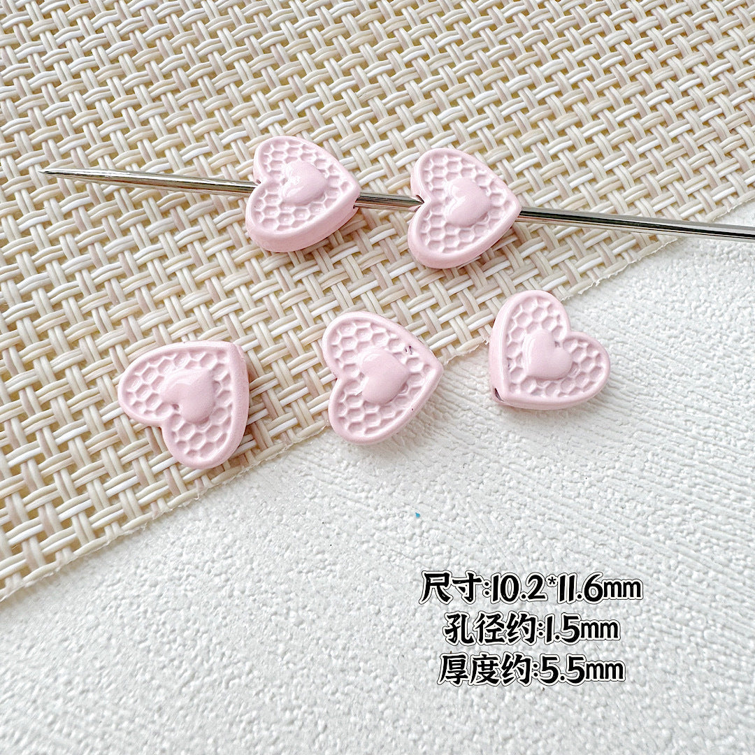 Butterfly Painted Metal Beads Decorative Alloy 10pcs 18