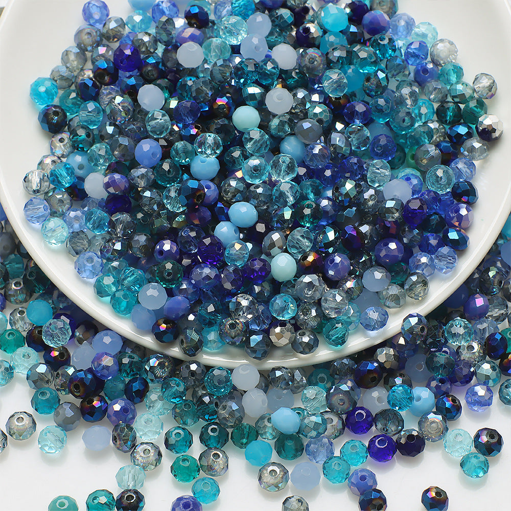 Czech Electroplated Faceted Glass Beads 8mm Soft Shimmer 100pcs 10
