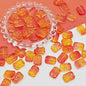 Czech Glass Beads Flower Double-Sided 13x18mm Pastel Jewel Colors 25pcs 13