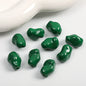 Glossy Irregular Stone Acrylic Beads 20mm Colorful Painted 50pcs 14
