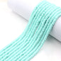 Flat Clay Beads 6mm Solid Color Polymer Spacer Discs 10strands 32