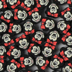 Character Flat Clay Beads 10mm Mickey Minnie Faces 100pcs 6