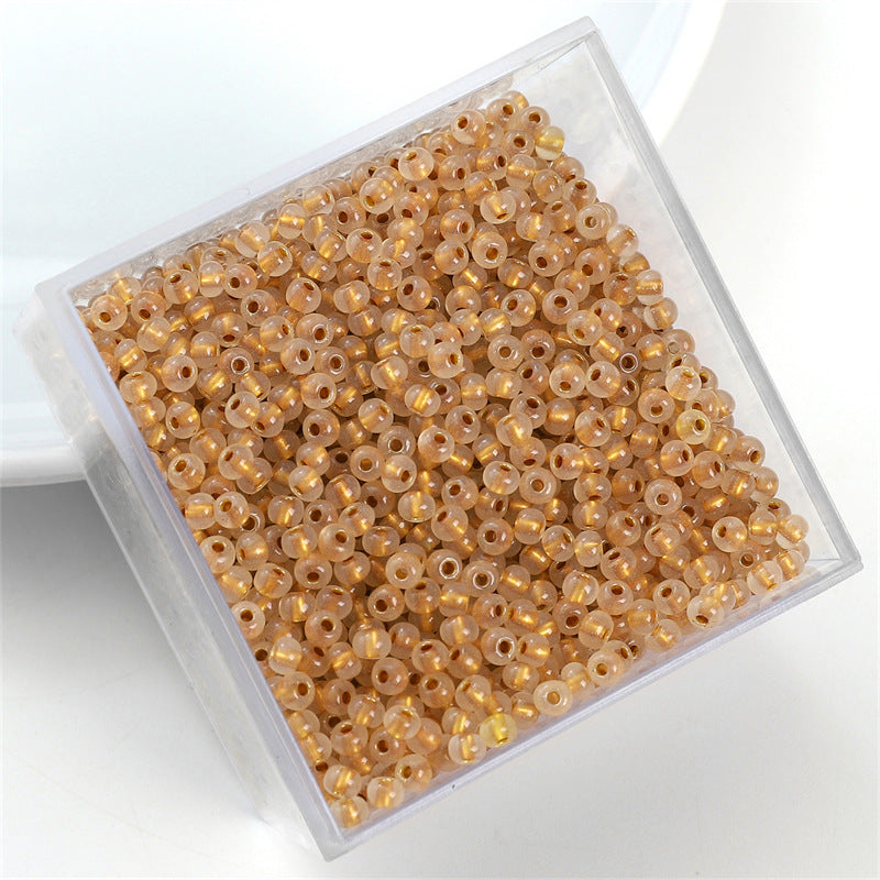 Silver-plated Vintage Seed Glass Beads 3mm Timeless Shimmer 600pcs 9