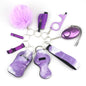Self Defense Alarm Pompom Keychain Outdoor Safety 10 Pack 50
