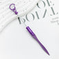 Beadable Letter Opening Knife Keychain Metal Candy Pastels Metallics 12