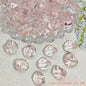 Irregular Moonstone Glass Beads 14mm Clear Pastel Mixed Colors 50pcs 7