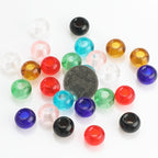 Glass Spacer Beads 14mm Colorful Smooth Large Hole 20pcs 4