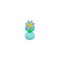 Silicone 3D Focal Beads Colorful Potted Plant Detailed Floral Design 20pcs 7