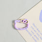 Zinc Alloy Kitty Trigger Spring Keyrings Painted Colorful 6pcs 17