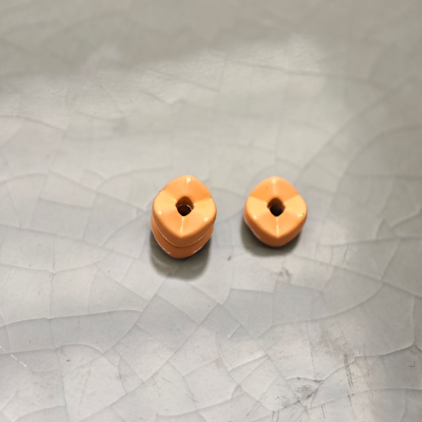 Alloy Wave Spacer Beads 6mm Baking Painted Zinc 30pcs 14