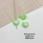 Bouquet and Heart Gift Box Metal Beads 13mm 16mm Pastel Painted 10pcs 16