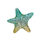 Transparent Gradient Starfish Acrylic Beads 35mm Colorful Textured 10pcs 4