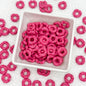 Acrylic Wavy Spacer Beads 12mm Baking Painted Colorful 50pcs 9