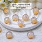 Clear Tulip Resin Beads 16mm Round Translucent Sparkle 10pcs 16