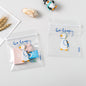 Zip Lock Bags HDPE Plastic Cartoon Animal Print 10x12cm 10pcs 7
