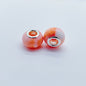 Acrylic Round Spacer Beads 14mm Ink Imitation Ceramic Large Hole 50pcs 10