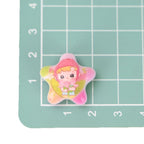 Oil Painting Texture Star Resin Beads 22mm Pastel Pop Mart 10pcs 5